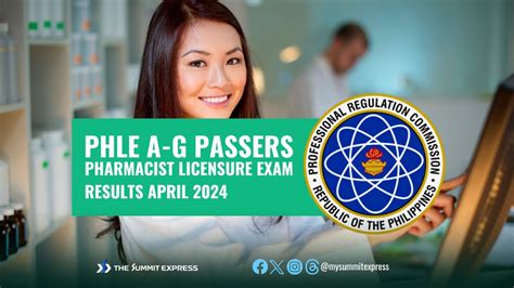 prc board exam results 2024|PHLE RESULT: April 2024 Pharmacy board exam list of passers.